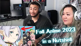 Fall Anime 2023 in a Nutshell | Gigguk Reaction!!