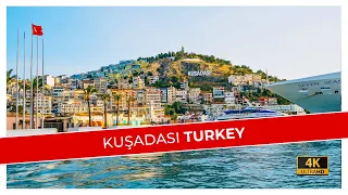 Kuşadası, Türkiye 🇹🇷 4K Walking Tour- Summer 2023