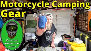 6 categories of gear I pack for motorcycle camping