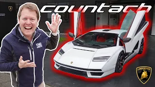 My DREAM FIRST DRIVE in the New LAMBORGHINI COUNTACH!