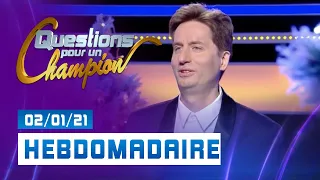 Emission du Samedi 02 Janvier 2021 - Question pour un super champion