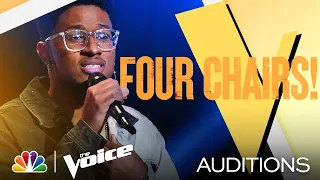 Zae Romeo's Vulnerable Performance of Harry Styles' "Falling" - The Voice Blind Auditions 2021