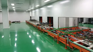 Yanfeng Robotic Spray Painting Line Paint Shop for Automotive Parts with Skid Conveyor