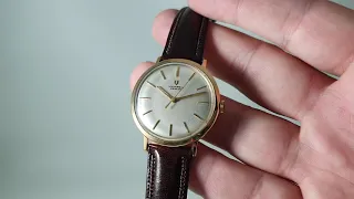 1971 Universal Geneve men's vintage 9k gold watch