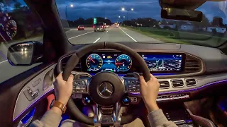 2022 Mercedes-AMG GLE 53 - POV Night Drive (Binaural Audio)