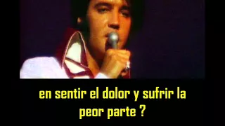 ELVIS PRESLEY -  Don´t cry daddy ( con subtitulos en español )  BEST SOUND