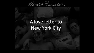 A LOVE LETTER TO NYC: From Harold Feinstein