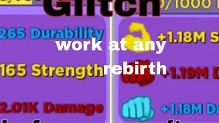 the fastest way to glitch pet 3 minutes (muscle legend) (work any rebirth)