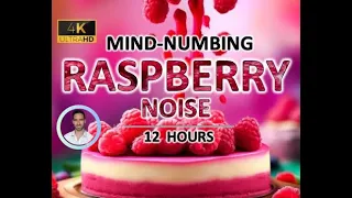 Mind-numbing Raspberry Noise | 12 Hours | BLACK SCREEN | Study, Sleep, Tinnitus Relief and Focus