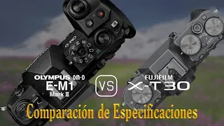 Olympus OM-D E-M1 Mark III vs. Fujifilm X-T30: Una Comparación de Especificaciones