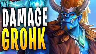 GROHK DAMAGE IS A CLASSIC! | Paladins Gameplay
