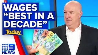 Decade high: Wages grow by 3.7% in March quarter | 9 News Australia