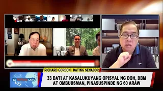 Dating senador Gordon sa pagsuspende ng Ombudsman sa 33 opisyal kaugnay sa Pharmally mess