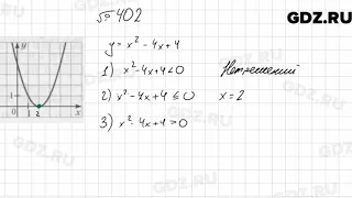 № 402 - Алгебра 9 класс Мерзляк