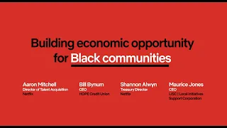 Building Economic Opportunities for Black Communities
