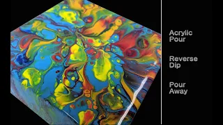 Pouring Acrylic Paint - Reverse Dip Painting