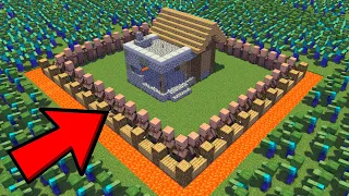 1000 Zombies Vs Best Defence Village in Minecraft!