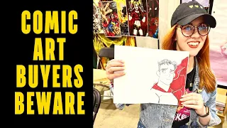 Did Heather Antos SCAM A Comic Art Buyer Out Of A YEAR LATE Commission?