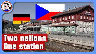 The train station that's in two countries