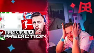 GamerBrother REAGIERT auf seine BUNDESLIGA SAISON PROGNOSE 😬😂