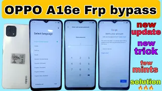 Oppo a16e Frp Bypass | Oppo Cph2421 Google Frp Bypass 2023 || oppo A16 frp bypass ||