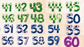 LEARNING TO COUNT 41-60 Counting learning for kids LEARN TO COUNT FOR TODDLERS Lesson for kids