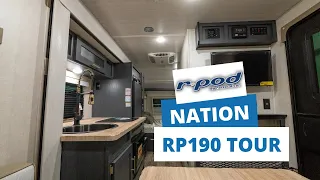 Tour the 2023 Rpod 190 Travel Trailer by Forest River