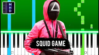 Squid Game - Main Intro Theme - Piano Tutorial