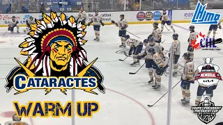 SHAWINIGAN CATARACTES WARM UP | QMJHL PRESIDENT CUP FINALS GAME 1