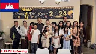 Khmer New Year 2024 celebration at home