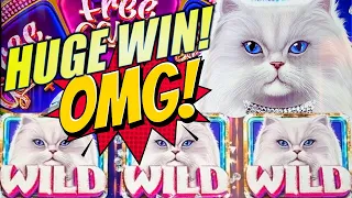 ★HUGE WIN!★ FROM BAD KITTY TO GOOD! 😻 MAJOR JACKPOT! KITTY GLITTER GRAND Slot Machine (IGT)