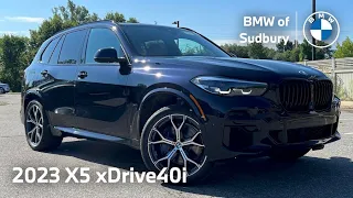 2023 BMW X5 xDrive40i - What's New? - New SensaFin Interior - Video Walkaround