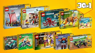 ALL LEGO® Creator 3in1 2022 [30in1](4142 pcs) Step-by-Step Building Instructions | Top Brick Builder