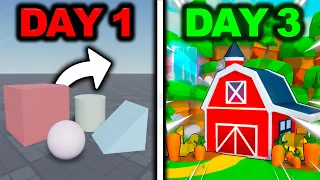 I Learned How to BUILD in 3 DAYS (Blender) | Roblox