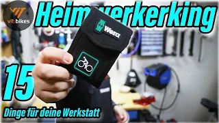 15 Werkzeuge für deine Heim Werkstatt 👌💯 Alles für den Fahrrad Daheim Schrauber