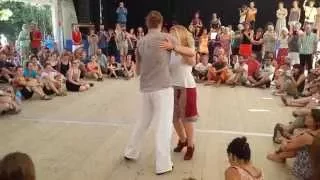 Improvisation of a folk waltz & polka by Koen & Elena with Naragonia live - Gennetines 2015