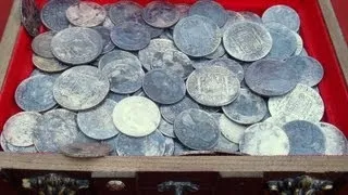 OMG! I Found A Huge Silver Treasure Hoard Metal Detecting!