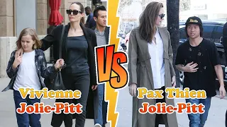 Pax Jolie-Pitt Vs Vivienne Jolie-Pitt (Angelina Jolie's Children)  Transformation ★ From Baby To Now