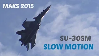 MAKS 2015 - Su-30SM Breathtaking maneuvers! - HD50fps