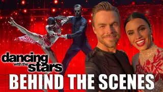 BEHIND THE SCENES of our DWTS Performance - Derek Hough and Hayley Erbert's Dayley Life