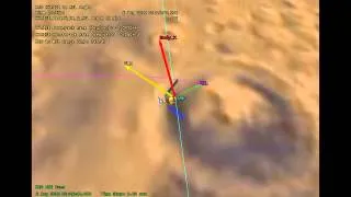 Mars Reconnaissance Orbiter Flying Over Mars