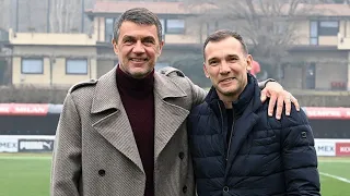Andriy Shevchenko visits Milanello!