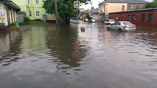 24.05.2019 Харьков Ярославская. Потоп после ливня.