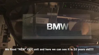 NEW BMW CCC UNIT IS 10yr Old!!!