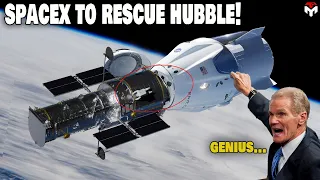 Genius! SpaceX big solution to rescue NASA's Hubble Telescope from falling to Earth...