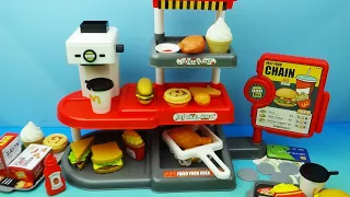 ELECTRONIC FAST FOOD DRIVE-THRU PLAY SET VIDEO REVIEW #Temu