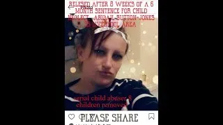 abby sutton aka jones 8/1/86 magull convicted child abuser. 2 assault charges 1 and 2 year old