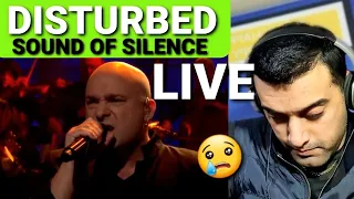 Disturbed (LIVE) "The Sound Of Silence" - EMOTIONAL  -  1st time reaction (03/28/16)