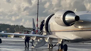 Sergio Perez departing in private jet after Dutch F1 Grand Prix Zandvoort (Checo Perez)