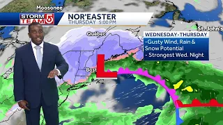 Video: Nor'easter to bring rain, strong winds, snow to Mass. this week